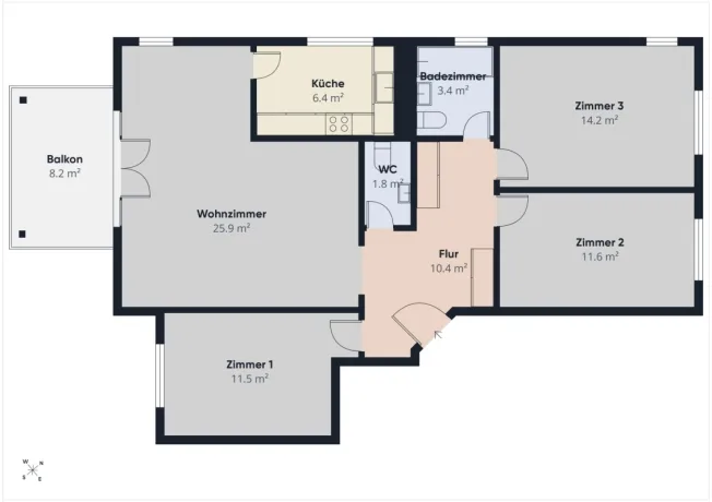 4.5 Zimmer Wohnung, 8864 Reichenburg