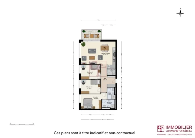 4.5 Zimmer Wohnung, 1678 Siviriez