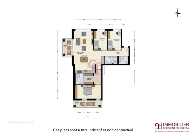 4.5 Zimmer Wohnung, 1678 Siviriez