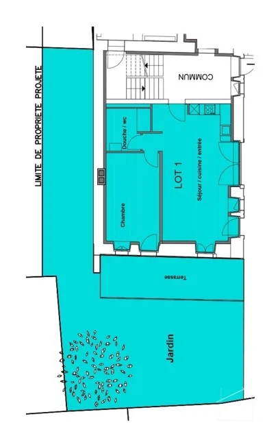 2 Zimmer Wohnung, 1817 Brent