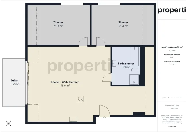 3.5 Zimmer Attikawohnung, 3207 Wileroltigen