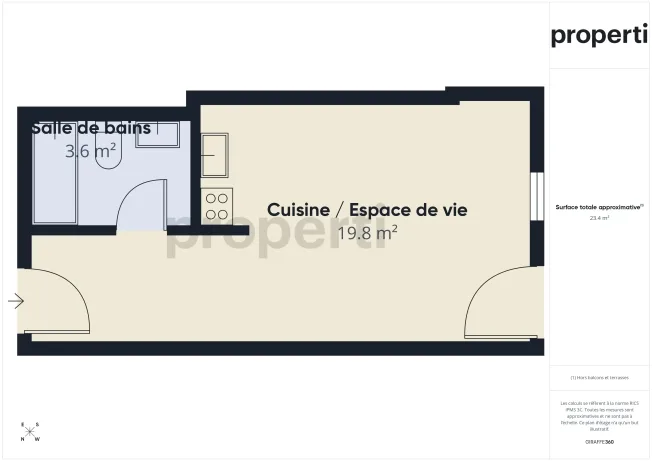 1 Zimmer Wohnung, 3963 Crans-Montana