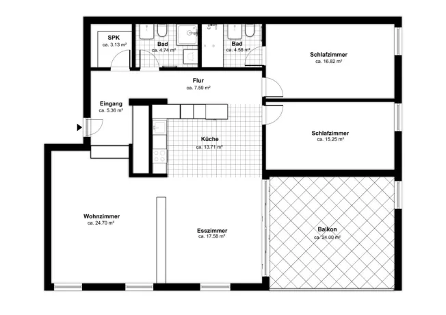 3.5 Zimmer Wohnung, 8046 Zürich