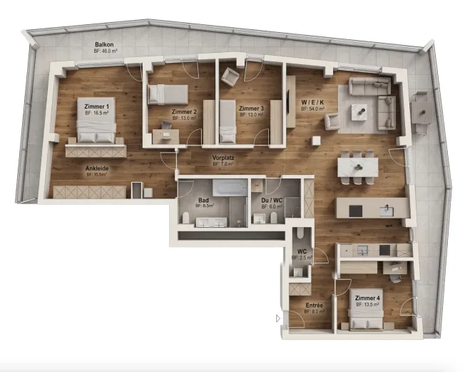 5.5 Zimmer Wohnung, 8600 Dübendorf