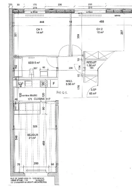 3.5 Zimmer Wohnung, 1203 Genève