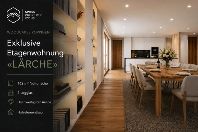 "NEUBAU: OG Wohnung ""LÄRCHE"" - Unglaubliche 5.5 Zimmer Neubauwohnung in Koppigen"