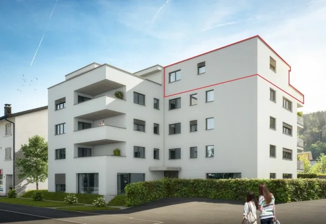 NEUBAU! 3½-Zimmer-Attika-Wohnung 4.OG