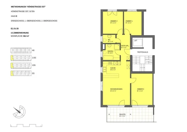 4.5 Zimmer Wohnung, 4600 Olten