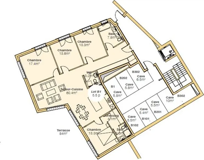 5.5 Zimmer Wohnung, 1071 Chexbres