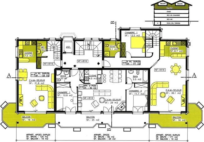 5.5 Zimmer Attikawohnung in Ovronnaz – Foto 13 von 14
