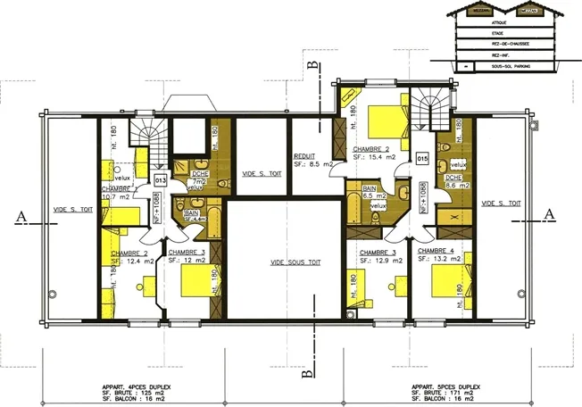 5.5 Zimmer Attikawohnung in Ovronnaz – Foto 14 von 14