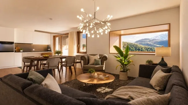 4.5 Zimmer Wohnung, 1964 Conthey