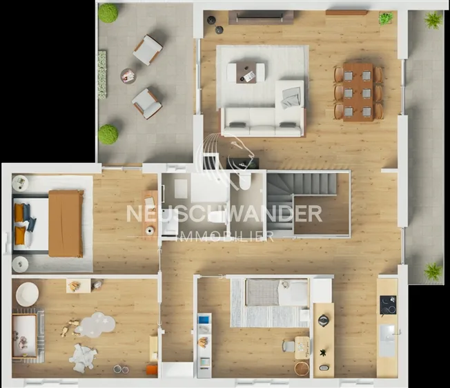 4.5 Zimmer Attikawohnung, 2800 Delémont