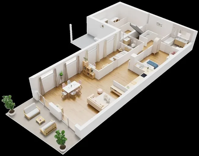 3.5 Zimmer Wohnung, 2800 Delémont