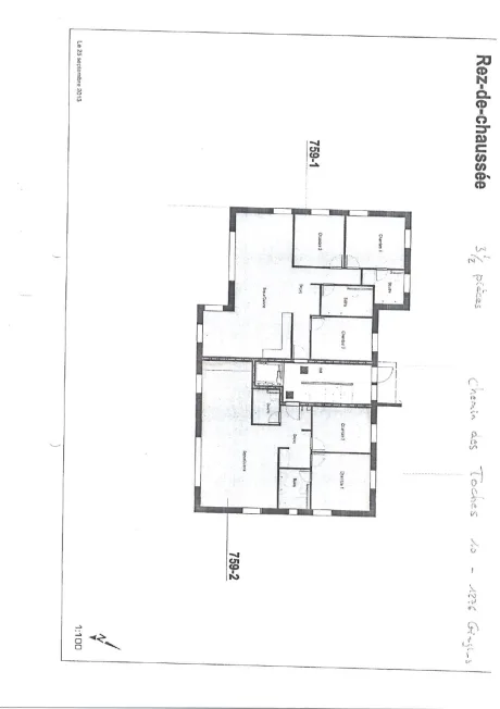 5 Zimmer Wohnung, 1276 Gingins