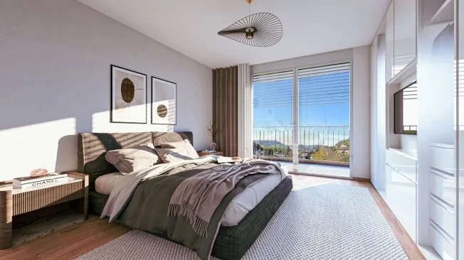 Habitation confortable avec vue imprenable, ascenseur et balcon spacieux – photo 3 sur 5