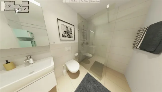 2.5 Zimmer Attikawohnung in Neuchâtel – Foto 3 von 4