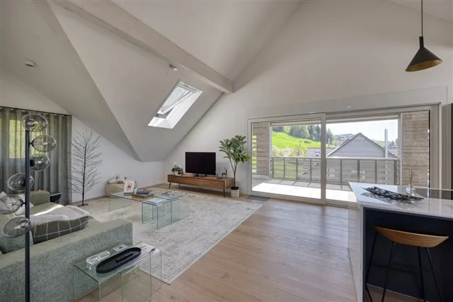 3.5 Zimmer Attikawohnung in Speicherschwendi – foto 7 di 12