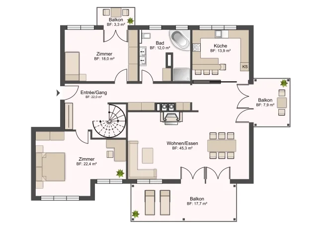 4.5 Zimmer Wohnung in Effretikon – photo 6 of 10