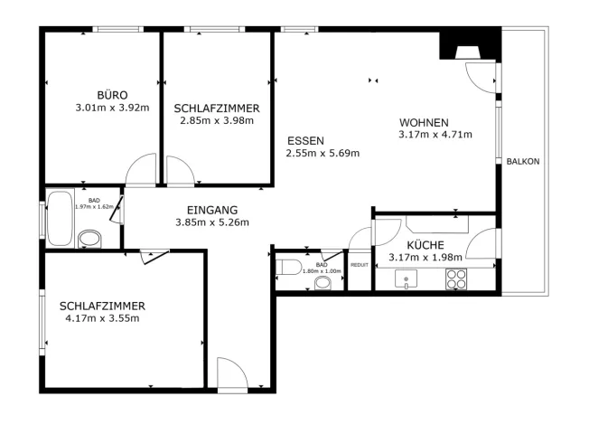 4.5 Zimmer Wohnung in Toffen – photo 10 sur 11