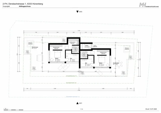 5.5 Zimmer Doppeleinfamilienhaus in Hünenberg See – Foto 9 von 10