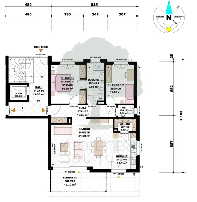 3.5 Zimmer Wohnung in Boécourt – photo 11 sur 11