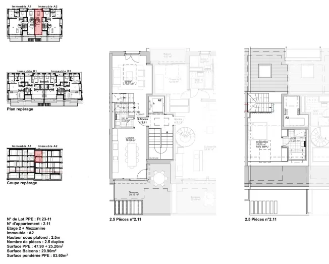 2 Zimmer Wohnung in Founex – Foto 7 von 8