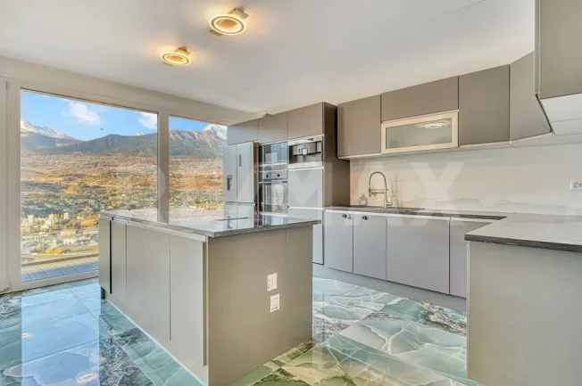Villa neuve 2025 | Duplex 4.5p 151m² terrasse vitrée | Vue vallée du Rhône Hauteurs de Sion – foto 6 di 9