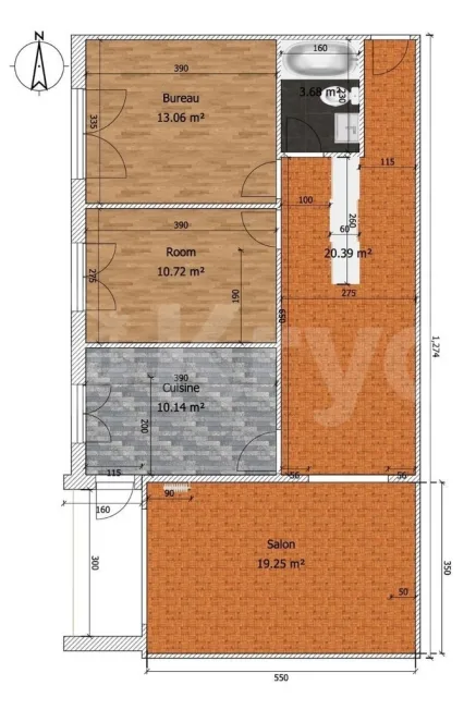 3.5 Zimmer Wohnung in Chavornay – Foto 2 von 2
