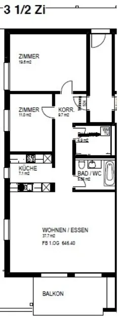 3.5 Zimmer Wohnung, 6443 Morschach