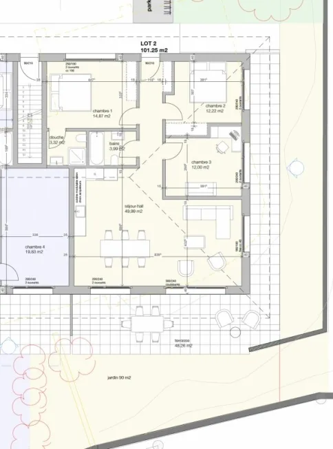 4.5 Zimmer Wohnung in La Conversion – photo 7 sur 7