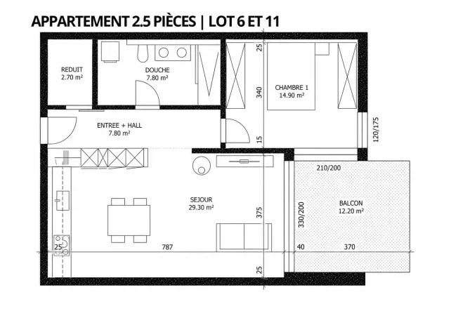 2 Zimmer Wohnung in Vicques – photo 8 of 11