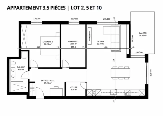 2 Zimmer Wohnung in Vicques – photo 9 of 11