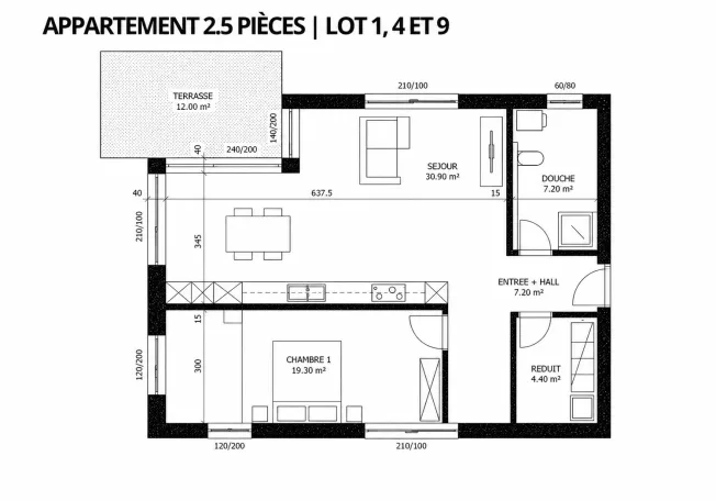 2 Zimmer Wohnung in Vicques – photo 7 of 11