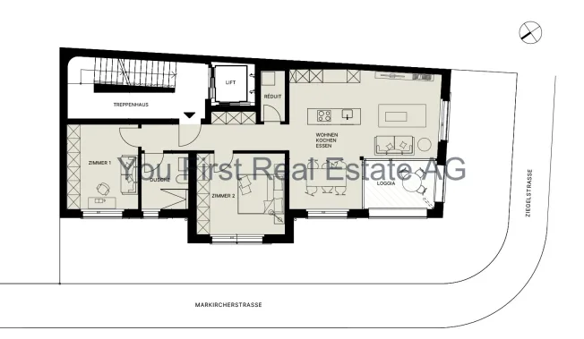3.5 Zimmer Wohnung in Basel – Foto 8 von 8