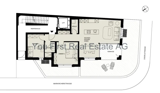 3.5 Zimmer Wohnung in Basel – Foto 9 von 9