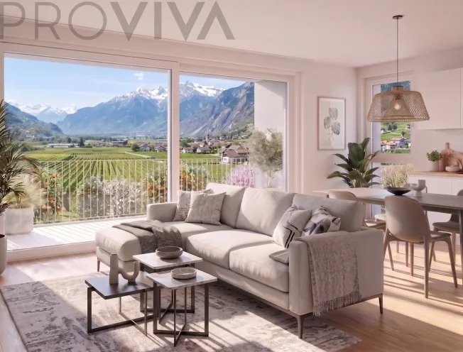 3.5 Zimmer Wohnung in Charrat – Foto 3 von 4