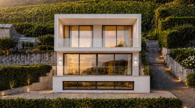 Villa vista lago in costruzione a Brusino Arsizio – photo 5 sur 6