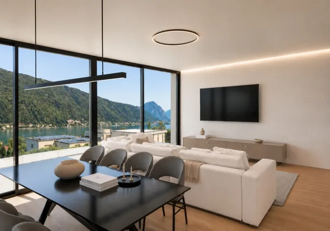 Villa vista lago in costruzione a Brusino Arsizio – photo 3 sur 6