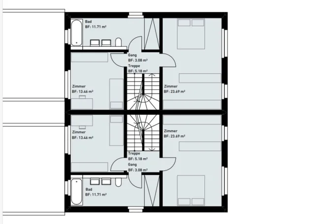 6.5 Zimmer Doppeleinfamilienhaus in Berg TG – foto 8 di 12