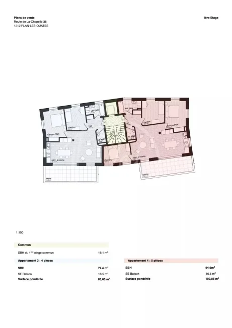 5 Zimmer Wohnung in Plan-les-Ouates – Foto 5 von 5
