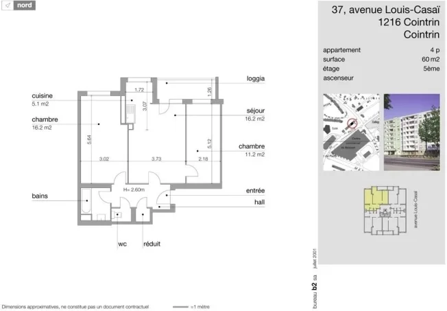 4 Zimmer Wohnung in Les Avanchets – photo 7 sur 7
