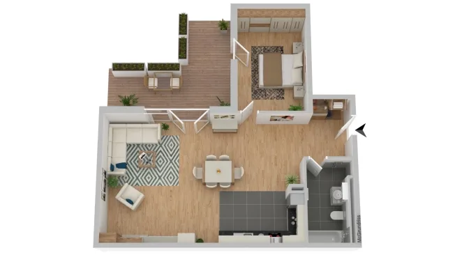 2.5 Zimmer Wohnung in Yvonand | UrbanHome