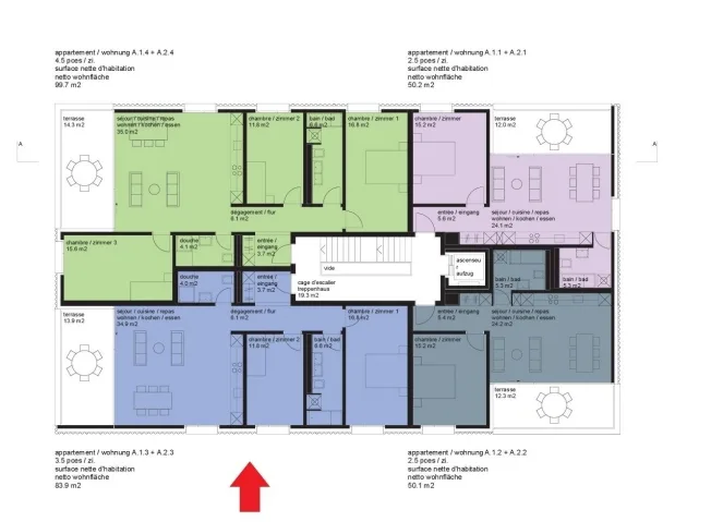3.5 Zimmer Wohnung in Tentlingen | UrbanHome
