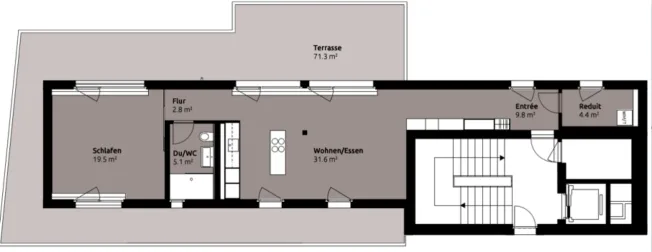 2.5 Zimmer Attikawohnung in Luzern – Foto 12 von 12
