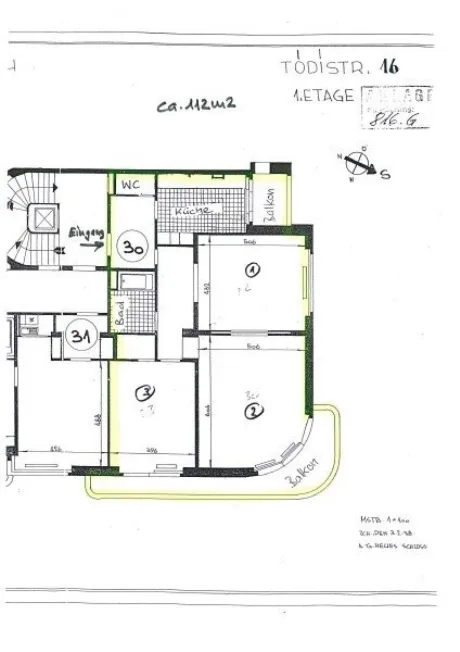 3 Zimmer Wohnung in Zürich – foto 5 di 5