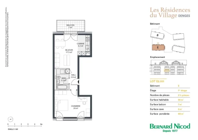 2.5 Zimmer Wohnung in Echandens-Denges – Foto 8 von 8