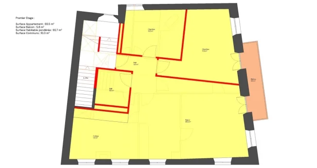 7 Zimmer Wohnung in Gimel – Foto 5 von 7