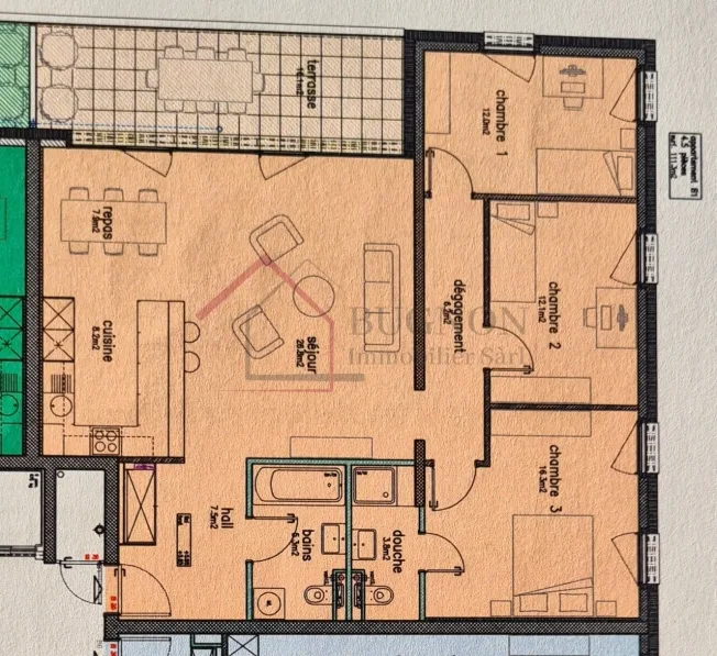 4.5 Zimmer Wohnung in Payerne – photo 14 sur 14