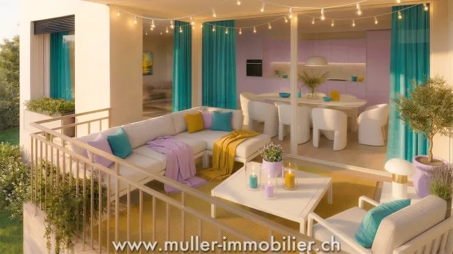 4.5 Zimmer Wohnung in Siviriez – foto 2 di 12